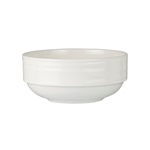 Steelite® Reverb™ Porcelain Stacking Bowl, White, 24 oz - 62103ST1079