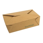 Eco-Packaging® EarthPak® Food Box / Container #3, Brown, 64 oz (200/CS) - EP#N3