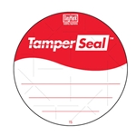 Daymark®  TamperSeal™ Tamper-Evident Round Labels, Red / White, 3" (500/RL) - IT118674
