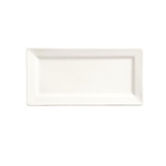World Tableware® Slate™ Rectangular Plate, White, 12" x 6.5" - SL-23