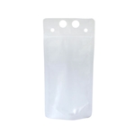 TableCraft® To-Go disposable Beverage Pouches, Translucent, 10 oz (100/PK) - 10681