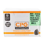 Master Distribution Services™ Tru-Bags™ Garbage Bags, Black, Regular, 26" x 36" (250/CS) - CON-MDS2636RB