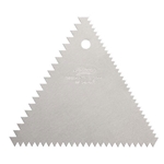 Ateco® Triangular Decorating Comb w/ 3 Serrated Sides - 14461