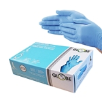 Globe Commercial Products® 4 Mil Powder-free Nitrile Gloves, Blue, Large (100/PK) - 7812