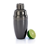 Mercer® Barfly® 3-piece Cocktail Shaker, Black, 18 oz - M37038BK