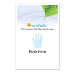 NanoSeptic® Push Pad, White, 6" x 9" (25/BX) - PP01