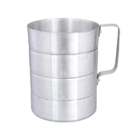 Browne® Aluminum Dry Measure Cup, 2 qt, 6-1/8" X 6-5/8" - 575620
