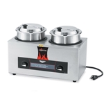 Vollrath® Cayenne® Counter Top Twin Well Rethermalizer, 120V, 17-1/4"L X 9-1/4" W X 8-3/4" H - 72040