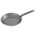Matfer Bourgeat® Black Steel Frying Pan, 10-1/4" DIA x 2" H - 062003