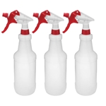 Globe Commercial Products® Spray Bottle & Trigger, 24 oz (3/PK) - 3569