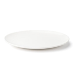 Browne® Foundation™ Porcelain Coupe Plate, Oval, White, 10" x 7.25" - 5630115