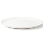 Browne® Foundation™ Porcelain Coupe Plate, Oval , White, 12" x 8" - 5630117