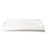 Browne® Foundation™ Porcelain Plate, Rectangular, White, 12.75" x 9.5" - 5630186