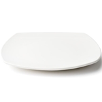Browne® Foundation™ Porcelain Coupe Plate, Rounded Square, White, 11.75" - 5630198