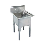Tarrison® Stainless Steel Corner Drain Single Pot Sink No Drainboard - TA-CDS118-KIT