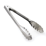 Browne® Stainless Steel Utility Tongs w/ Satin Finish, 9.5" - 57537