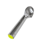 Browne® One-Piece Aluminum Ice Cream Dipper, Yellow, #12, 3 oz - 571412