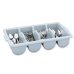Vollrath® Cutlery Bin, Grey, 4 Compartment - 52654