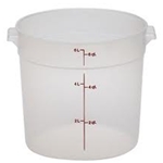 Cambro® Round Container, Translucent, 6 qt - RFS6PP190