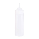 Browne® Wide Mouth Squeeze Bottle, Clear, 24 oz - 57802400
