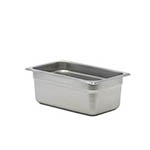 SignatureWares™ Stainless Steel Steam Table Pan, 1/4 Size, 4" - STEAMPAN144
