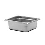 SignatureWares™ Stainless Steel Steam Table Pan, 1/6 Size, 2.5" - STEAMPAN162