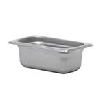 SignatureWares® Stainless Steel Steam Table Pan, 1/9 Size, 2.5" - STEAMPAN192