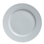 Steelite® Varick Cafe Porcelain Plate, White, 10" - 6900E503