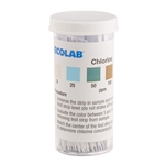 Ecolab® Sanitizer Test Strips, Chlorine - 92682250