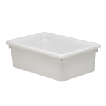 Cambro® Camwear Poly Food Box, White, 18" x 26" x 9" - 18269P148