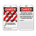 Regional Safety Inc® Lock Out Tags - MLT407PTM