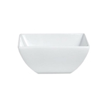 Steelite® Varick Cafe Porcelain Square Bowl, White, 18 oz - 6900E542