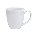 Oneida® Bright White™ Porcelain Euro Mug, White, 12 oz (3DZ) - F8010000563