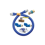 Dormont® Quick Disconnect Gas Hose w/ 2 Swivels & Restraining Cable, 3/4" x 48" - 1675KIT2S48