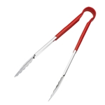 Browne® Color-Coded One-Piece Tongs, Red, 12" - 5512RD