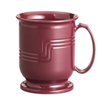 Cambro® Camwear® Shoreline Collection Delivery Ware Mug w/ Handle, Cranberry, 8 oz - MDSM8487