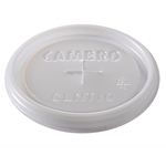 Cambro® CamLids® Disposable Lids for Newport Tumbler, 12.6 oz (1000/CS) - CLNT12190