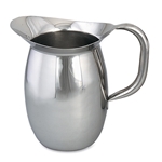 Browne® Stainless Steel Bell Shaped Pitcher w/ Guard, 68 oz - 8202G