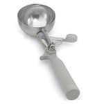 Vollrath® Color-Coded One-Piece Disher, Grey, 4 oz - 47140