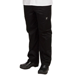 Chef Revival® Chef Pants, Black, Medium - P020BK-M