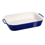 Staub® Rectangle Dish, Dark Blue, 34x24cm  - 1004619