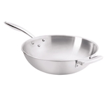 Browne® Thermalloy® Tri-Ply Stainless Steel Wok, 12" - 5724095