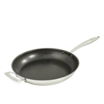 Browne® Thermalloy® Stainless Steel Deluxe Fry Pan w/ Excalibur Non-Stick Finish, 14" - 5724064
