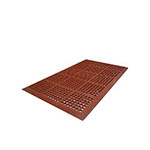 Happy Mat® Premium Beveled Edge Anti-Fatigue Mat, Red, 36" x 60" x 0.5" - AFD3660T