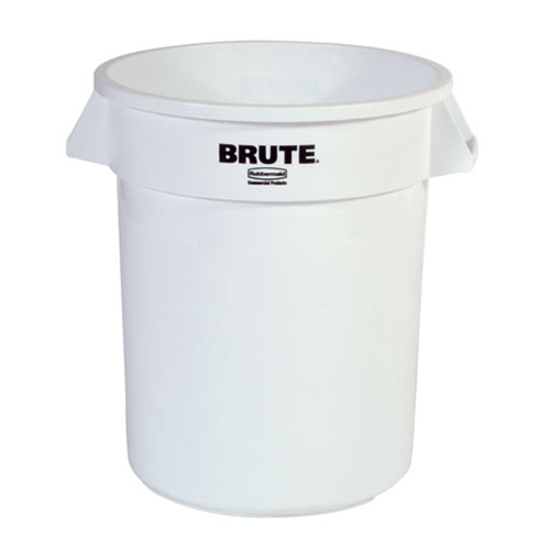 Rubbermaid® BRUTE Container 10 Gal, White - FG261000WHT