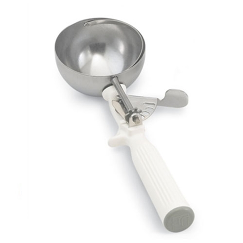Vollrath® Color-Coded One-Piece Disher, White, 5-1/3 oz - 47139Vollrath® Color-Coded One-Piece Disher, White, 5-1/3 oz - 47139