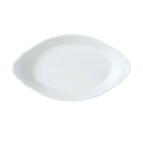 Steelite® Simplicity Nouveau Oval Eared Dish, 9.5" x 5.5" (2DZ) - 11010319
