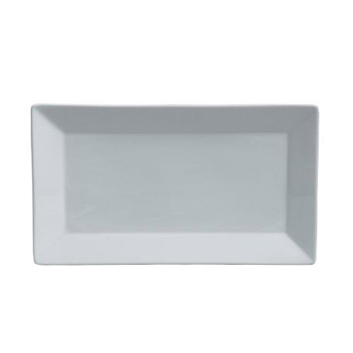 Steelite® Varick Cafe Porcelain Rectangular Tray, White, 11" x 6" - 6900E523