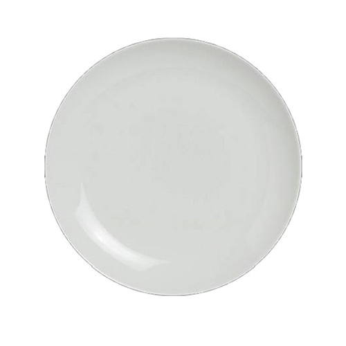 Steelite® Alpha Ceram Round Coupe Plate, White, 10.5" - 6940E654