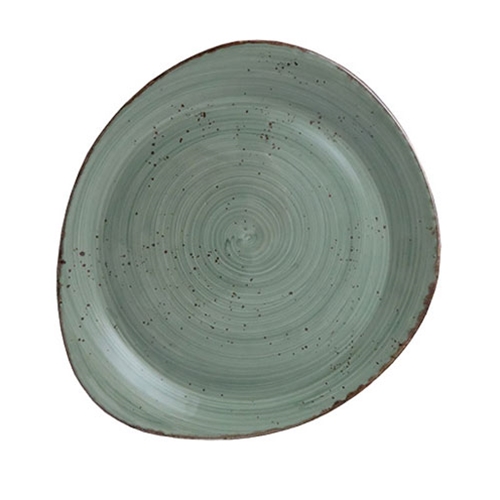 Continental® Rustics Green Pasta Plate, 8.2” x 9.6” - 30PEB232-05